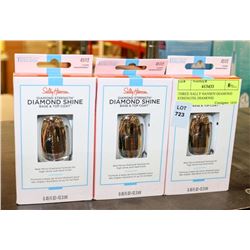 THREE SALLY HANSEN DIAMOND STRENGTH, DIAMOND