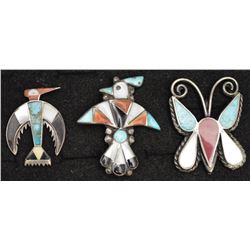ZUNI INDIAN PINS/PENDENT