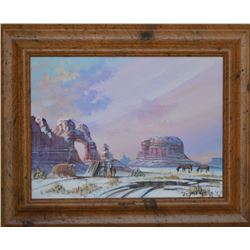 NAVAJO INDIAN PAINTING (YAZZIE)