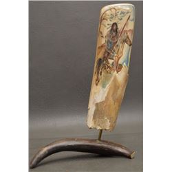 NORTH WEST COAST SCRIMSHAW   IVORY