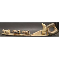 INUIT INDIAN IVORY SCULPTURE