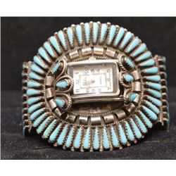 ZUNI INDIAN WATCH BRACELET