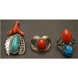 NAVAJO INDIAN RINGS