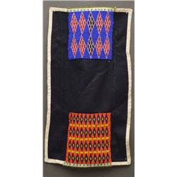 PLAINS INDIAN BEADED HAIR WRAP