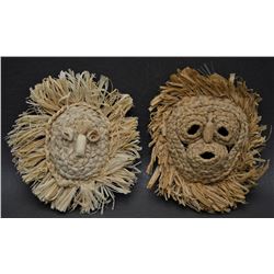 IROQUOIS INDIAN CORN HUSK MASK