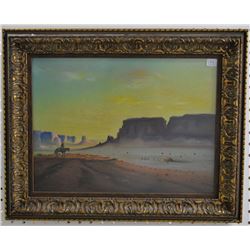 NAVAJO INDIAN PAINTING (DRAPER)