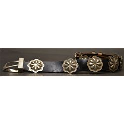 NAVAJO INDIAN CONCHO BELT