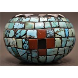 SOUTHWEST MOSAIC SEED JAR (PETER HESTER)