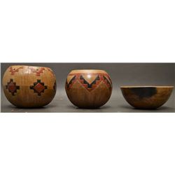 NAVAJO INDIAN POTTERY BOWLS