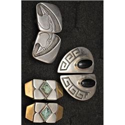 NAVAJO INDIAN AND WESTERN EARRINGS