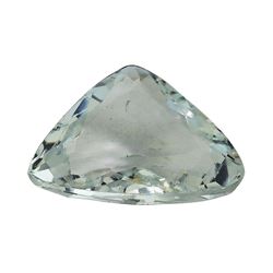 4.13 ct.Natural Trilliant Cut Aquamarine