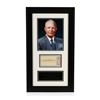 Image 1 : Dwight D. Eisenhower Signed Cut Display PSA Certified