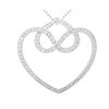 Image 1 : 18k White Gold 0.81CTW Diamond Pendant, (SI3-I1/H-I)