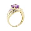 Image 4 : 2.70 ctw Amethyst and Diamond Ring - 14KT Yellow Gold