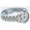 Image 5 : Rolex Ladies Stainless Steel Blue MOP Diamond & Ruby Datejust Wristwatch