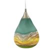 Image 1 : Small Strata Hanging Lamp by GartnerBlade Glass