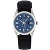 Image 2 : Rolex Mens Stainless Steel Blue Diamond 36MM Datejust Wristwatch With Nylon Stra