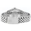 Image 8 : Rolex Mens Stainless Steel White Diamond & Sapphire 36MM Datejust Wristwatch