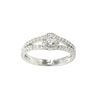 Image 1 : 0.62 ctw Diamond Ring - 14KT White Gold