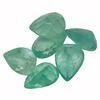 Image 1 : 3.74 ctw Pear Mixed Emerald Parcel