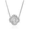 Image 1 : 18k Gold 0.13CTW Diamond Necklace, (SI2/H)