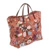 Image 3 : Gucci Pink Canvas Leather Small Floral Tote Bag