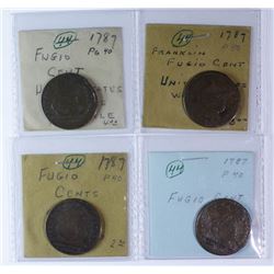 Fugio Cents, 4 pieces