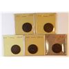Image 1 : 1867-1871 Two-Cent, 5 pieces
