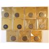 Image 1 : 1866-1867 Shield Nickels, 11 pieces