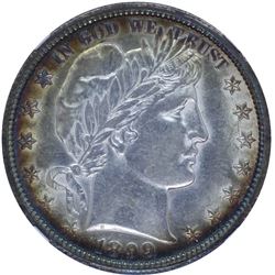 1899-O Barber 50C NGC AU55