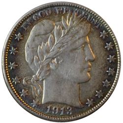 1913-D Barber 50C EF