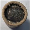 Image 1 : 1948-P Franklin Half Dollars, bank-wrapped roll, plus misc. JFK Halves