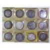 Image 1 : 1878-1880 Morgan Dollars, 12 pieces