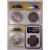 Image 2 : 1890-CC//1894-O Morgan Dollars, Group of four ANACS /NGC
