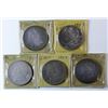 Image 1 : 1902-1904 Morgan Dollars, 5 pieces
