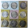 Image 1 : 1921 Morgan Dollars, 9 pieces