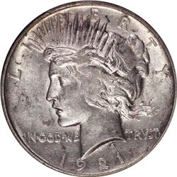 1921 Peace $1