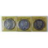 Image 1 : 1921 Peace Dollars, 3 pieces