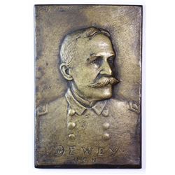 Admiral Dewey Plaque by Gorham