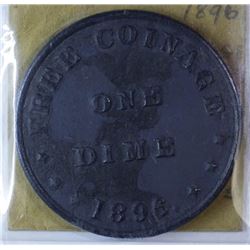 1896 Bryan Dime, Fred Tibbetts