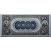Image 2 : 1882, $10 National Bank Note, Brown Back, Ridgway, Pa, Ridgway National Bank
