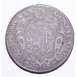 Switzerland: Geneva, 1722, Taler