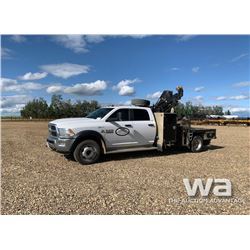 2013 DODGE 5500HD 4X4 CREWCAB BOOM TRUCK