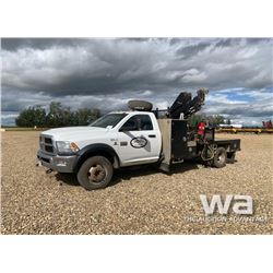 2012 DODGE 5500HD CREW CAB 4X4 BOOM TRUCK