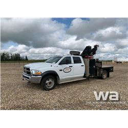 2012 DODGE RAM 5500HD 4X4 CREW CAB BOOM TRUCK