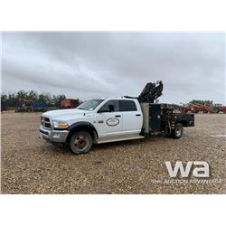 2011 DODGE 5500HD 4X4 CREW CAB BOOM TRUCK