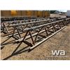 Image 1 : (2) 32" X 20 FT. PIPE RACKS