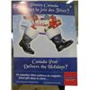Image 1 : CANADA POST POSTER (CANADA POST DELIVERS THE HOLIDAYS)
