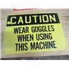 Image 3 : LOT OF 2 PLASTIC SIGNS (FIRE DOOR KEEP CLOSED AND CAUTION SIGN)