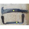 Image 1 : DRAW KNIFE AND SMALL HOOK MACHETE (11" WIDE)